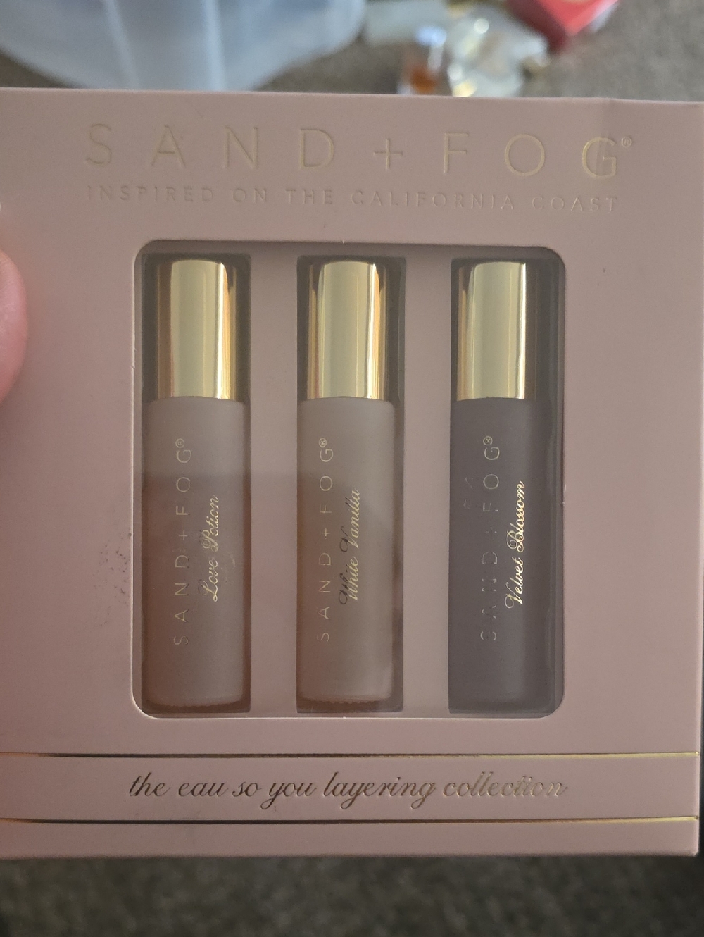 Sand + Fog Pink Perfume Oil Roller Trio - Pink